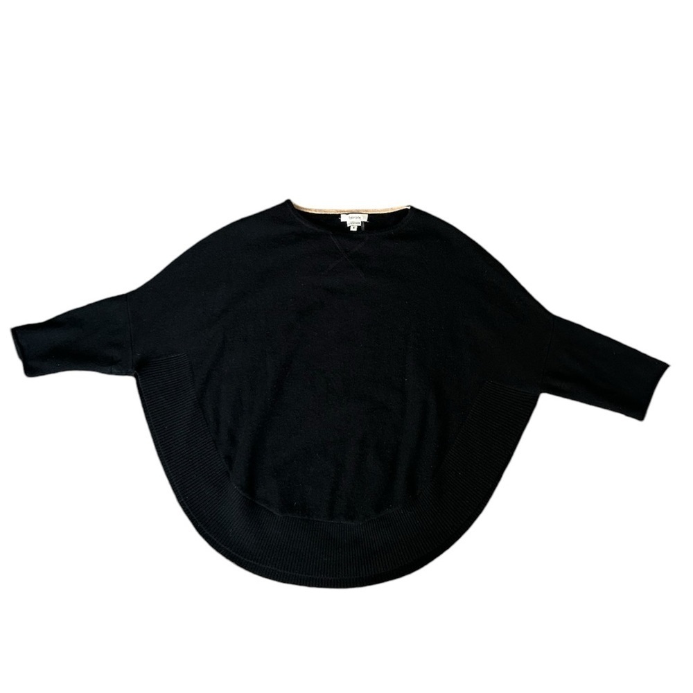 Tyler Boe 100% cashmere black capelet size small - Picture 3 of 10